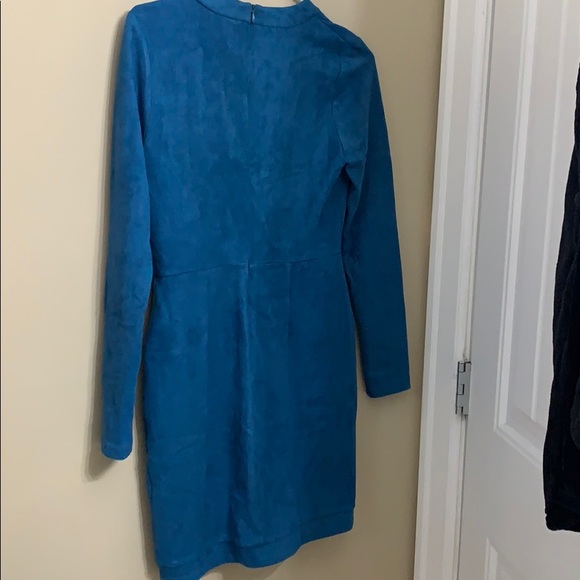 Teal blue mini dress - Picture 2 of 2